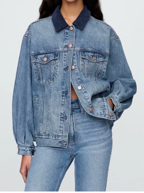 Gap x DOEN Jackets & Blazers - Gap × DÔEN Oversized Icon Denim Jacket